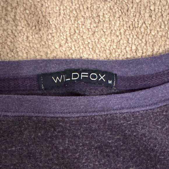 Wildfox Purple Sweatshirt - I'm Allergic to Mornings - Picture 2 of 3